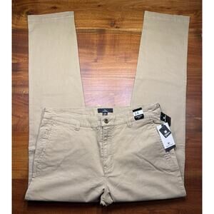 Rip Curl Men's Khaki Preppy Casual Surf Chino Stretch Pants Sz 34 x 32 - NEW